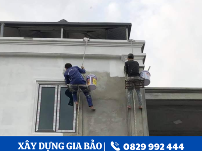 Chuyên đu dây sơn nhà chung cư GIÁ RẺ, CHUYÊN NGHIỆP tại Quận 4
