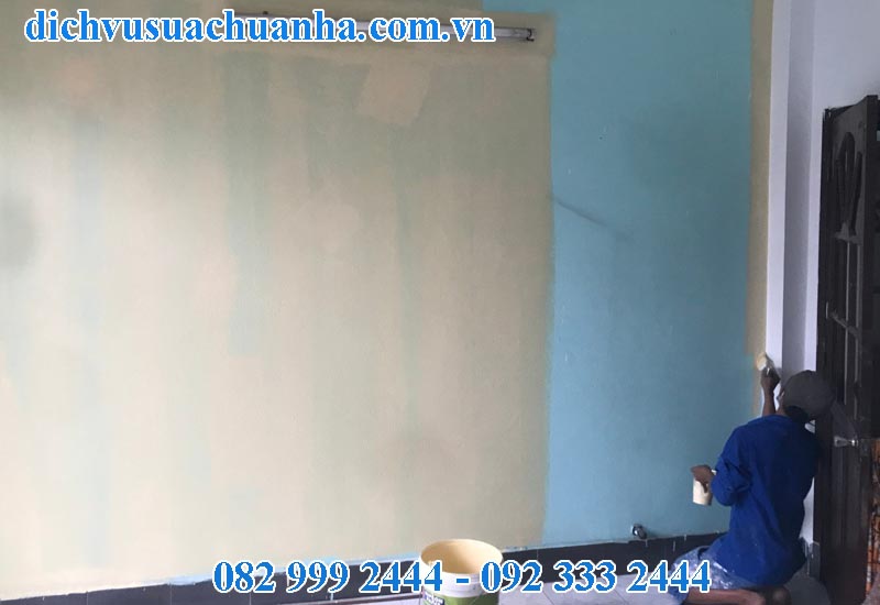 Dịch vụ sơn nhà trọn gói, sơn phong thủy giá rẻ tại quận 1, HCM