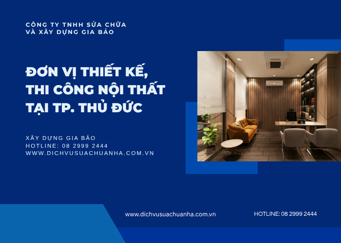 dịch vụ cải tạo nội thất trọn gói giá rẻ tại Thủ Đức